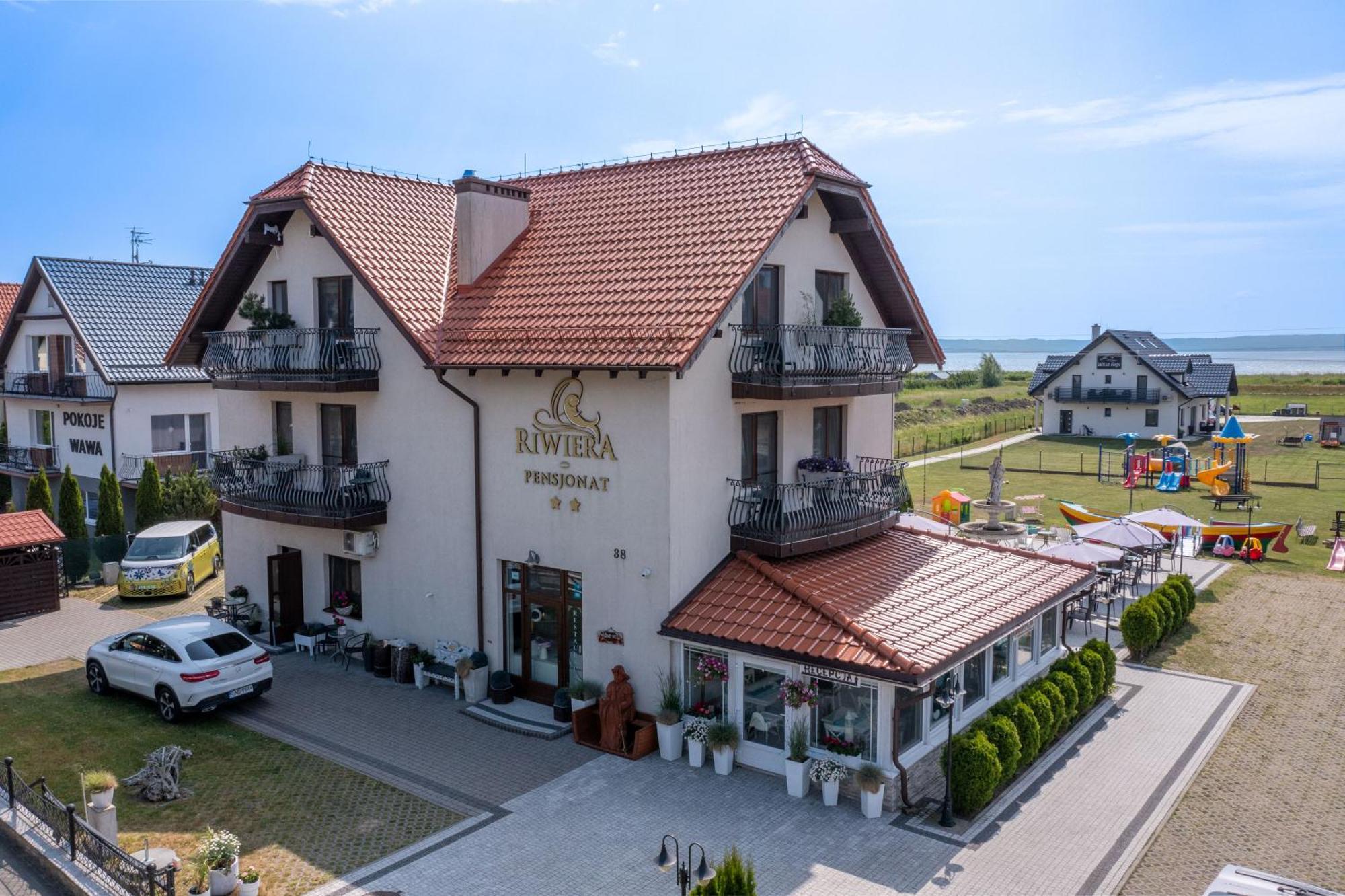 Pensjonat Riwiera Z Widokiem Na Zalew Wislany Krynica Morska Dış mekan fotoğraf
